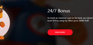 Get 120%, 135%, and 160% on Deposits of $30, $75, and $150 Red Dog Casino