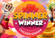 Spinner Winner Chicken Dinner $2500 & 1800 Free Spins Spinner Winner
