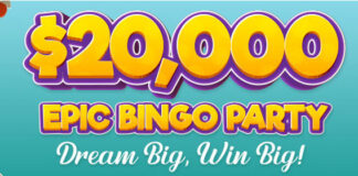 Win $10,000 in Cyberspins $20,000 Epic Bingo Party Cyberspins Epic Bingo Party