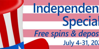 Red, White & Blue Independence Day Specials at Slots Capital Slots Capital Casino