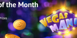 Spin Vegas Mania for Slotland’s Game of the Month Prizes Vegas Mania