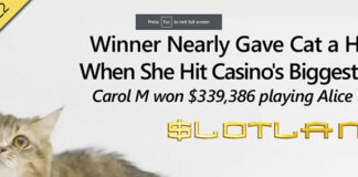 Slotland Player Wins Largest $339,386 Progressive Jackpot Slotland Jackpot Winner