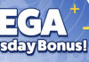 Thursday Mega Thursday Bonuses up to $2K at Cyberspins Mega Thursday Bonus