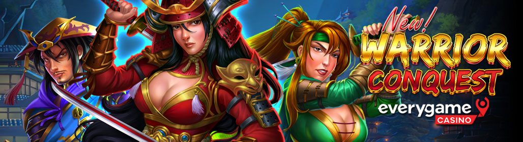 Everygame is Giving 50 Free Spins on New Warrior Conquest Everygame Casino