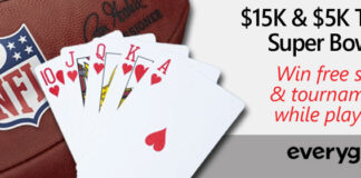 Everygame Super Bowl VLII Host $15K and $5K GTD Tournaments Everygame