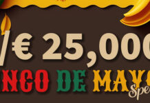 $/€25,000 in Dinero in Vegas Crest’ Cinco de Mayo Special Vegas Crest Casino