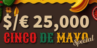 $/€25,000 in Dinero in Vegas Crest’ Cinco de Mayo Special Vegas Crest Casino