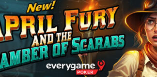 Everygame Poker Get 10 Free Spins on Betsoft April Fury Slot Everygame Poker