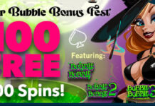 October Bubble Bonus Fest ($100 Token + 100 Free Spins) Sloto'Cash Casino