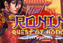 New “Ronin Quest of Honor” Slot Game at Everygame Casino Everygame Casino